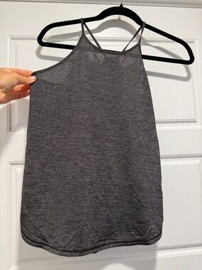 lululemon athletica Heather Charcoal Racerback Camisole